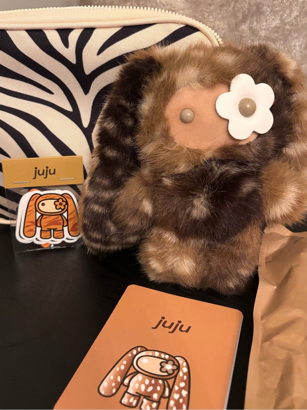 Juju CJ Hendry Cleo Fawn Doe Animal Print figure plush charm